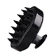 Bathroom shampoo hair brush